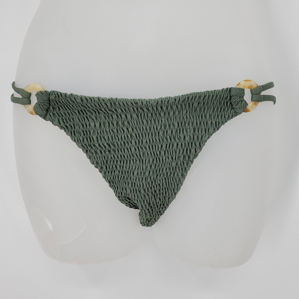Free People Aila Blue Soraya Bikini Bottom NEW Fern - Picture 2 of 5